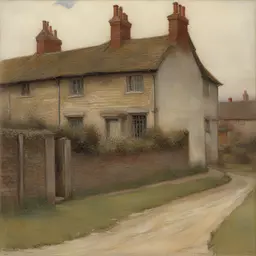 a house by Walter Langley