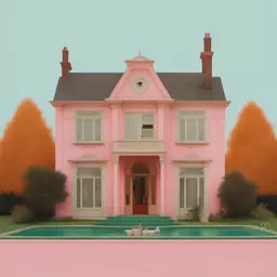 a house by Wes Anderson
