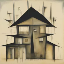 a house by Wilfredo Lam