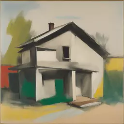 a house by Willem de Kooning