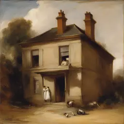 a house by William Etty