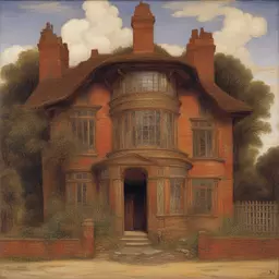 a house by William Holman Hunt