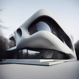 a house by Zaha Hadid