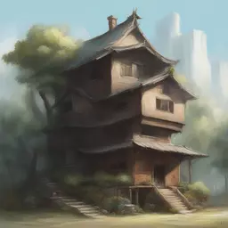 a house by Zhelong Xu