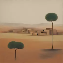 a landscape by Abed Abdi