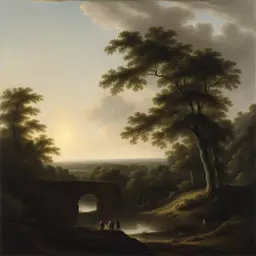 a landscape by Abraham Pether