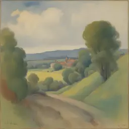 a landscape by Albert Bloch