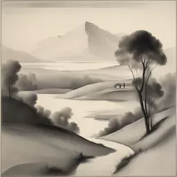 a landscape by Albert Koetsier