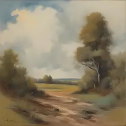 a landscape by Albert Kotin