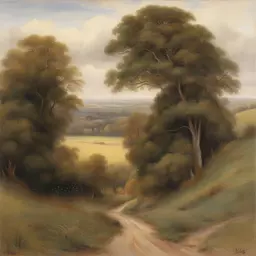 a landscape by Albert Lynch