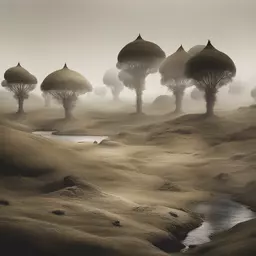 a landscape by Alexander McQueen