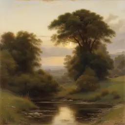 a landscape by Alfred Augustus Glendening