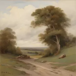 a landscape by Alfred Parsons