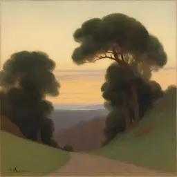 a landscape by Alphonse Osbert