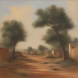 a landscape by Amadou Opa Bathily