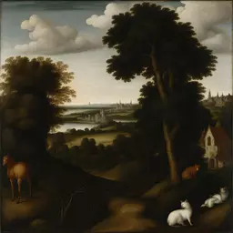 a landscape by Ambrosius Benson