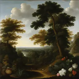 a landscape by Ambrosius Bosschaert
