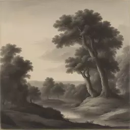 a landscape by Amédée Guillemin