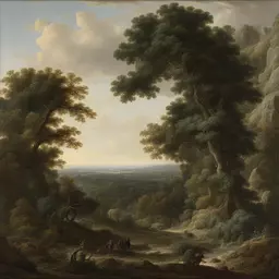 a landscape by Andre-Charles Boulle