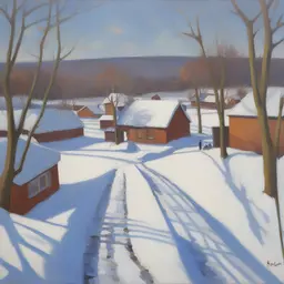 a landscape by Andrew Macara