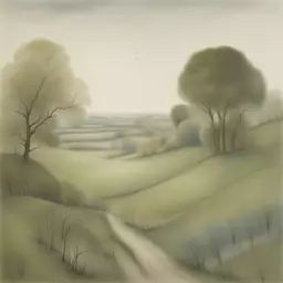 a landscape by Angela Barrett
