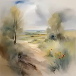 a landscape by Anna Razumovskaya