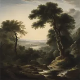 a landscape by Anne-Louis Girodet