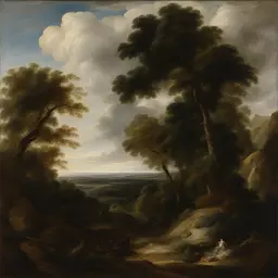 a landscape by Anthony van Dyck