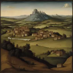 a landscape by Antonello da Messina