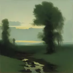 a landscape by Arkhyp Kuindzhi