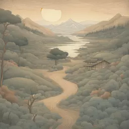 a landscape by Audrey Kawasaki