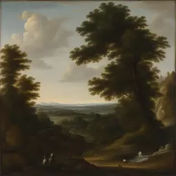 a landscape by Barthel Bruyn the Younger