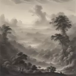 a landscape by Benoit B. Mandelbrot