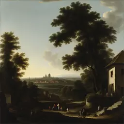 a landscape by Bernardo Bellotto