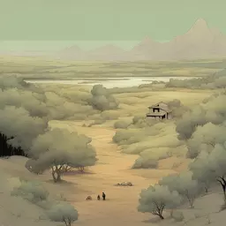 a landscape by Brian K. Vaughan