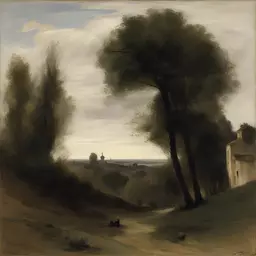 a landscape by Camille Corot