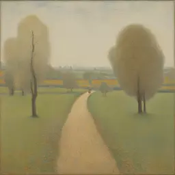 a landscape by Charles Angrand