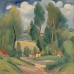 a landscape by Charles Camoin