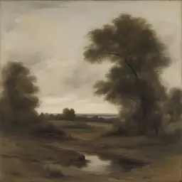a landscape by Constant Permeke