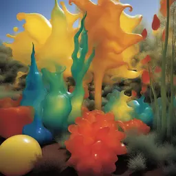 a landscape by Dale Chihuly
