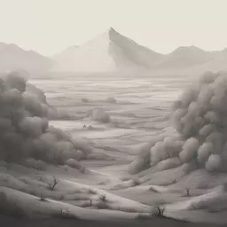 a landscape by Death Burger