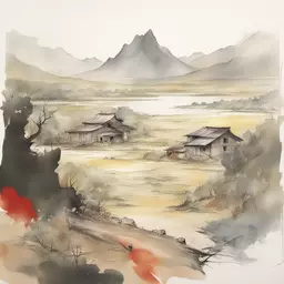 a landscape by Dustin Nguyen