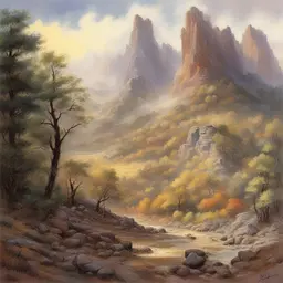 a landscape by Earl Norem