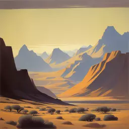 a landscape by Ed Mell