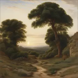 a landscape by Edward John Poynter