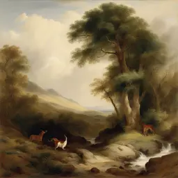 a landscape by Edwin Henry Landseer