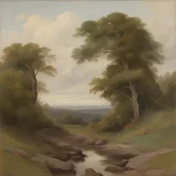 a landscape by Eleanor Vere Boyle
