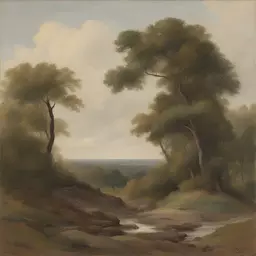 a landscape by Ernest Crichlow
