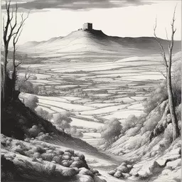 a landscape by Frank Miller