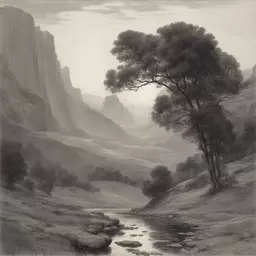 a landscape by Franklin Booth